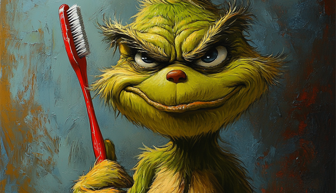 green man with brush