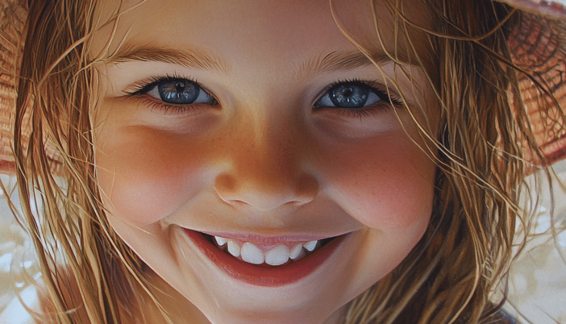 kid smiling