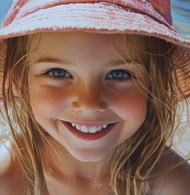 kid smiling