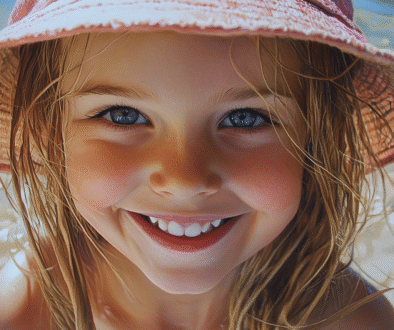 kid smiling